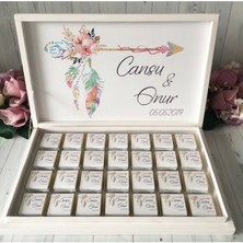 Mynil Nişan Söz Nikah Bohça Tanışma Düğün Bebek 48 Adet Madlen Sütlü Çikolata