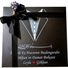 Mynil Damat Bohçası Çikolatası Madlen Çikolata Kutusu 64'lü Isme Özel (Pelit Valonia)