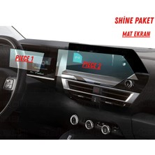Uniqanatolia Citroen C4X Shine Paket Uyumlu Hayalet Ekran ve Multimedya Mat Ekran Koruyucu