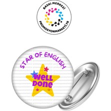Star Of English Öğrenci Rozet 5 Adet
