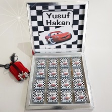 Mynil Bebek Çikolatası Karton Kutuda Isim Baskılı Bebek Çikolatası, Bebek Mevlüt Çikolatası, Doğum 48'li