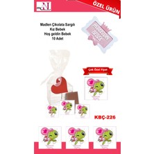 Mynil Madlen Çikolata Sargılı Kız Bebek Hoş Geldin Bebek 10 Adet