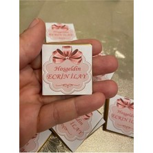 Mynil 50 Adet Yenidoğan Çikolatası Hoşgeldin Bebek Doğum Günü Çikolatası