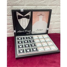 Mynil Gelin Damat Bohçası Çikolatası (72 Adet Madlen Çikolata)