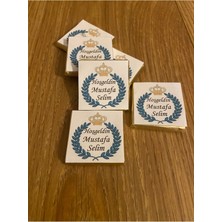 Mynil 50 Adet Erkek Bebek Çikolatası Hoşgeldin Bebek Çikolatası