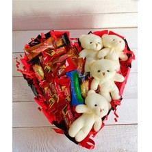 Mynil Hediye Sevgili Kız Arkadaşa Ükler Çikolatalı Kutulu Hediye Doğum Günü Süslemiş Çikolata