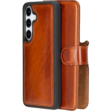 Gp Iguana Samsung Galaxy S24 Uyumlu, Deri Cüzdanlı Kılıf, Efektli Taba