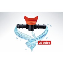 20X20 Kurtağzı Mini Vana (Conta Çıkışlı) – 25 Adet