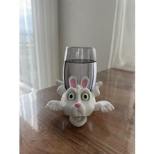 3D ZeTa Prints Sevimli ve Hareketli Tavşan Bardak Altlığı