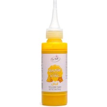 Dr. Gusto Glazür Cookie Icing Sarı 150 gr – Kurabiye, Cupcake ve Pasta Için Kullanıma Hazır Şeker Glazürü