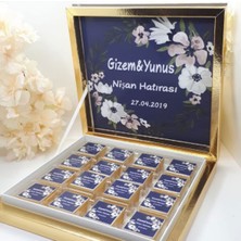 Mynil Karton Kutu 48 Li Söz Nişan Çikolatası ED103-ALTIN