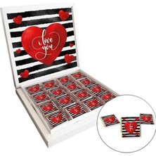 Mynil Seni Seviyorum I Love You Sevgiliye Eşe Anneye Doğumgünü Yıldönümü Çikolatası