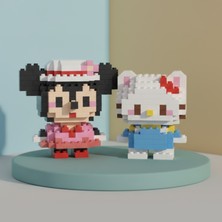 Teknik Durak Sevimli Ikili Karakter Nano Blok Seti - 3D Mikro Yapım Figürleri (2 Farklı Model)