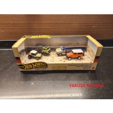 Hot Wheels Premium 4 Lü Set Off Road Collection Toyota Land Cruiser  Jeep  Horizon Hauler Meyers