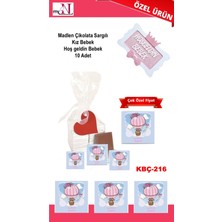 Mynil Madlen Çikolata Sargılı Kız Bebek Hoş Geldin Bebek 10 Adet