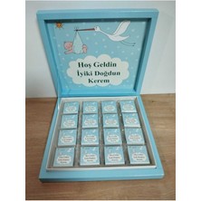 Mynil Hoş Geldin Çikolatası Isimli Erkek Bebek 32 Adet