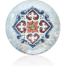 Külsan 11945.CW.HAV - Deco Boutique Tilda Havana Platter Ø 45 cm - H. 4,3 Cm, Thermoset Melamin