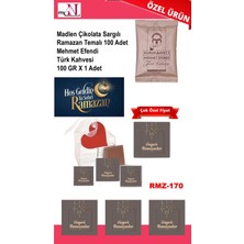 Mynil Madlen Çikolata Sargılı Ramazan Temalı 100 Adet - Mehmet Efendi Türk Kahvesi 100 gr x 1 Adet
