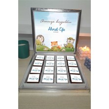 Mynil Erkek Bebek Doğum Çikolatası 48 Adet.