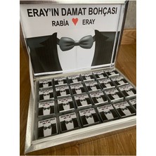 Mynil 48 Adet Damat Bohçası Çikolatası Isme Özel Çikolata Bohça Çikolata Hediyesi