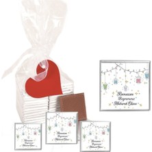 Mynil Madlen Çikolata Sargılı Ramazan Bayramı Marka 35 Adet Jelatin Poşetli Kalpli Etiketli