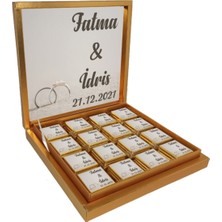 Mynil Söz Nişan Nikah Çikolatası (48 Adet Madlen Çikolata)