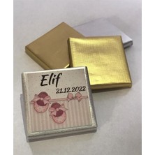 Mynil Madlen Gümüş Sargılı Sütlü Dökme Bebek Çikolata 48'li