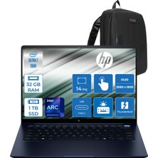 Hp Elitebook Ultra G1I Aı Next Gen Intel® Core™ Ultra 7 268V 32GB Ddr5 1tb SSD 14"2.8k (2880 x 1800), Oled, Touch, IPS 400 Nits 100% Dcı-P3 Freedos Dokunmatik Bilgisayar B69BFETF13+ZETTAÇANTA
