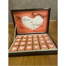 Mynil Söz Nişan Kız Isteme Nikah Çikolatası 48 Adet Sevgiliye Eşe Hediye Çikolata