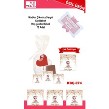 Mynil Madlen Çikolata Sargılı Kız Bebek Hoş Geldin Bebek 75 Adet