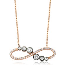 Gümüş Su Yolu Sonsuzluk Bayan Kolye