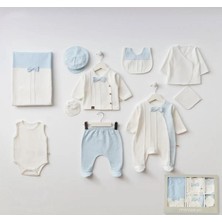 Butik Erkek Bebek %100 Pamuklu - Antialerjik Hastane Çıkışı Yenidoğan Set 10 Parça