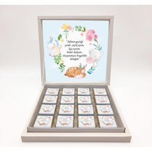 Mynil Hoş Geldin Bebek Unicorn ve Sevimli Hayvanlar Temalı Bebek Çikolatası 48'li