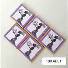 Mynil 100 Adet 8 Mart Dünya Emekçi Kadınlar Günü Kurumsal Madlen Çikolata