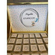 Mynil Hoşgeldin Bebek Yenidoğan Çikolatası Mevlid Çikolatası Doğumgüngünü Çikolatası