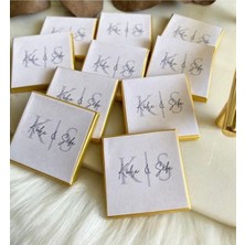 Mynil Kız Isteme Çikolatası Nişan Nikah Düğün Söz Çikolatası Hediyelik Isme Özel Çikolata