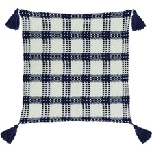 Molinella 4’lü Püsküllü Kırlent Kılıf Seti 45×45 cm – Modern & Şık Ev Dekoru