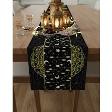 Ramazan Ayı Motifli Dijital Baskılı Runner Masa Örtüsü 40X140 cm
