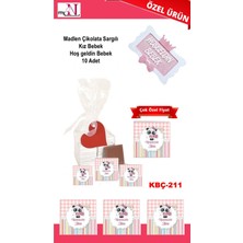 Mynil Madlen Çikolata Sargılı Kız Bebek Hoş Geldin Bebek 10 Adet