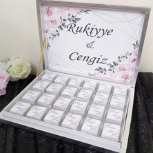 Mynil Karton Kutu 48 Li Söz Nişan Çikolatası ED108-ALTIN