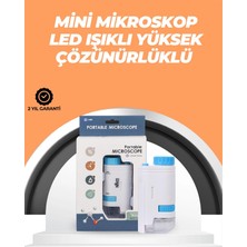 Epilons Portatif El Mikroskop – LED Işıklı, Aynı Anda Net Odaklama