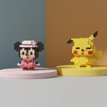 Teknik Durak Sevimli Ikili Karakter Nano Blok Seti - 3D Mikro Yapım Figürleri (2 Farklı Model)