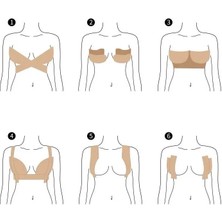 Epilons Göğüs Dikleştirme Bandı S Beden 2.5 Cm.