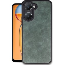 Newface Vivo Y18 Kılıf Aras Deri Kapak - Koyu Yeşil