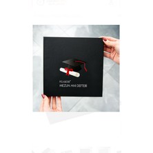 Angelphoto Polabook Mezun Anı Defteri Beyaz Jel Kalem ve Stiker