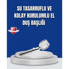 Şelale Sisi ve Masaj Özellikli Banyo Duş Başlığı