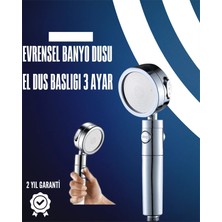 Epilons Dayanıklı Ve Ergonomik Tasarımlı Ayarlanabilir El Duş Başlığı