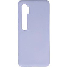 Newface Xiaomi Mi Note 10 Lite Kılıf Nano Içi Kadife Silikon - Lila