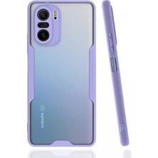 Newface Xiaomi Poco F3 Kılıf Platin Silikon - Lila