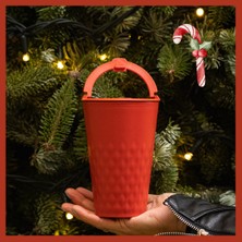 Net Zero Cup Çevre Dostu, Bitki Bazlı Mug - Kırmızı Kahve Bardağı